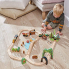Ensemble de train Wild Pines (30 pcs.) - Ensembles de jeu - Boutique LeoLudo - Tender Leaf Toys