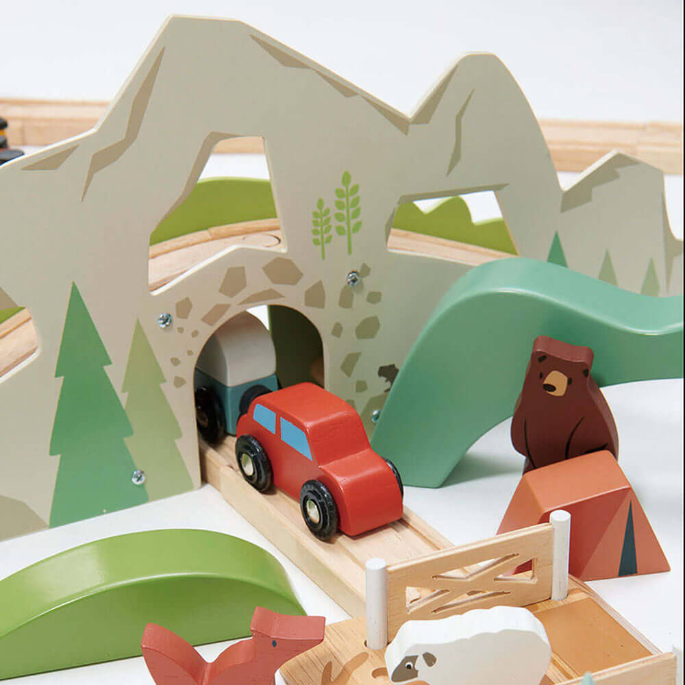 Ensemble de trains Mountain View (115 pcs)-Tender Leaf Toys-Boutique LeoLudo