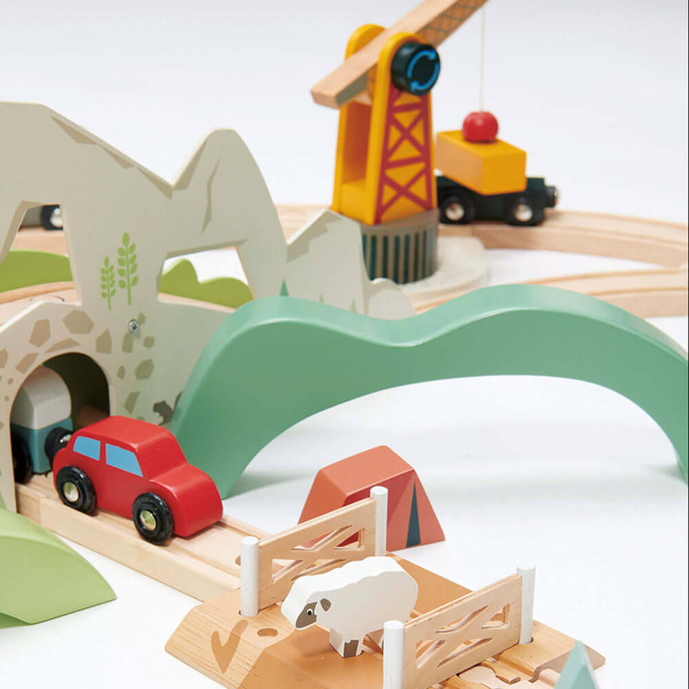 Ensemble de trains Mountain View (115 pcs)-Tender Leaf Toys-Boutique LeoLudo