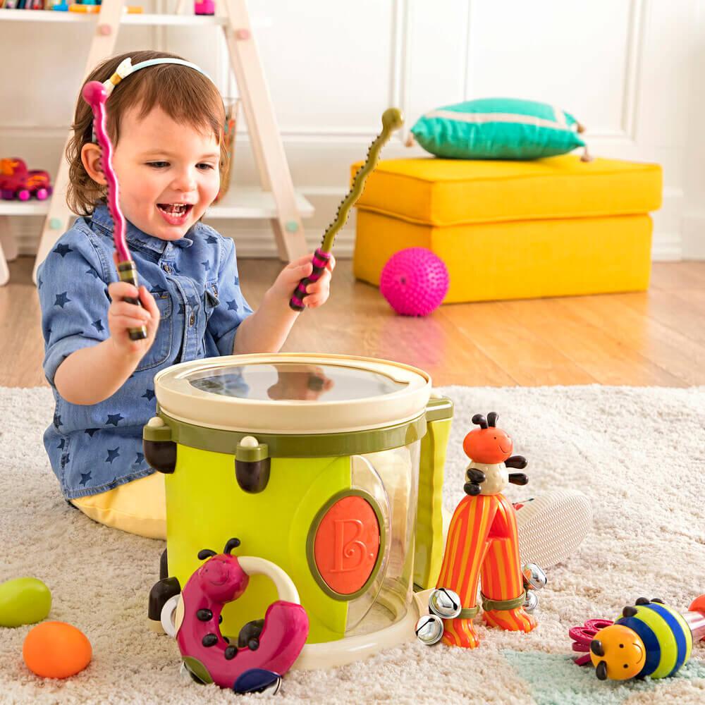 Ensemble d'instruments de musique "Parum Pum Pum" B. Musical - Jouets musicaux - Boutique LeoLudo - B. toys