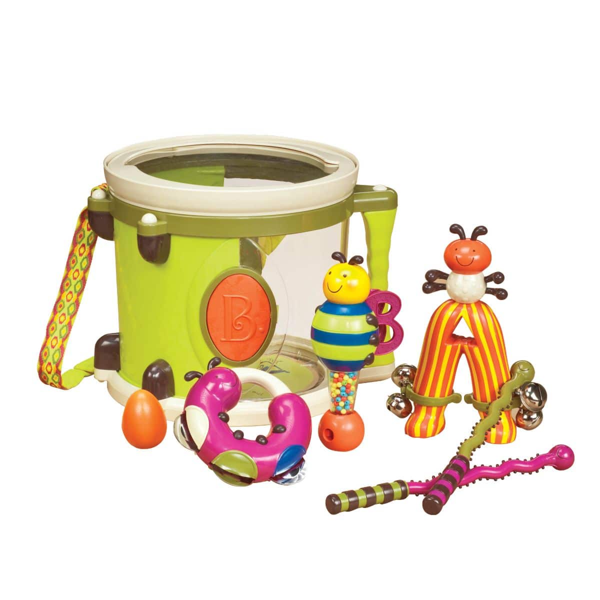 Ensemble d'instruments de musique "Parum Pum Pum" B. Musical - Jouets musicaux - Boutique LeoLudo - B. toys