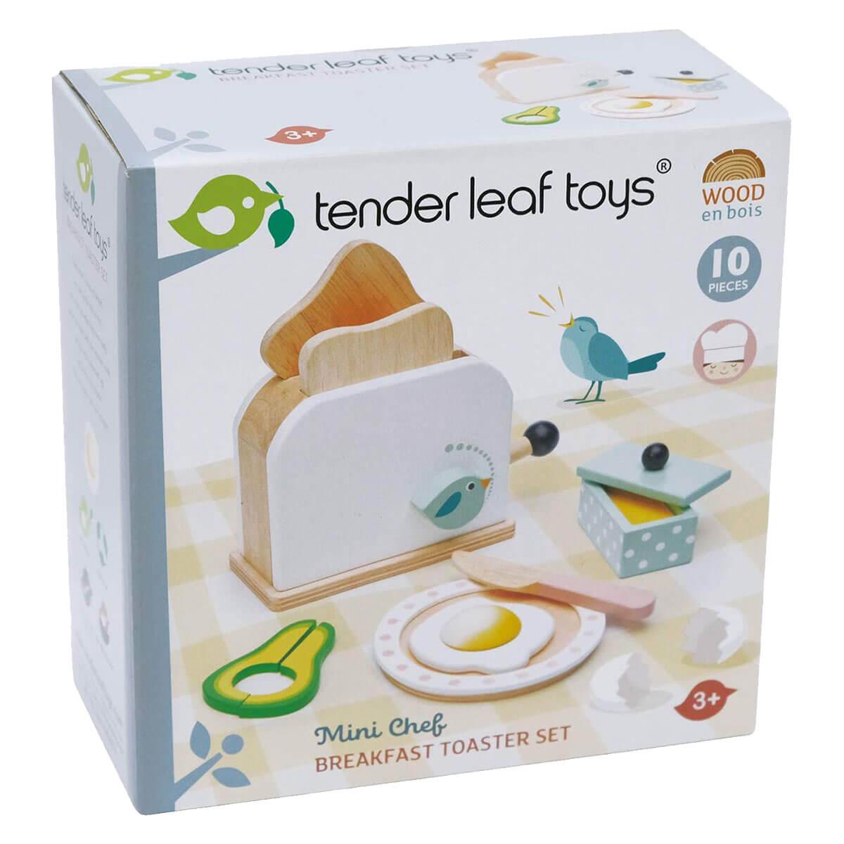 Ensemble grille - pain et petit déjeuner - Jouets d'imitation - Boutique LeoLudo - Tender Leaf Toys