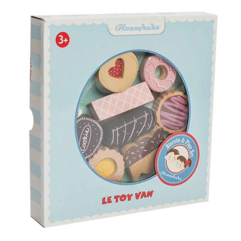 Ensemble plateau de biscuits (9) en bois-Le Toy Van-Boutique LeoLudo