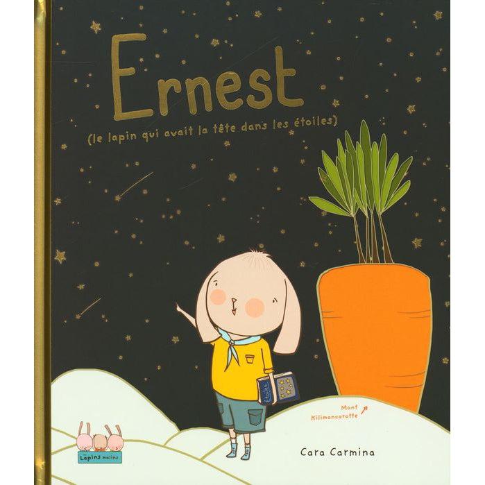 Ernest (le lapin qui avait la tête dans les étoiles)-Livre-Éditions les Malins-Boutique LeoLudo