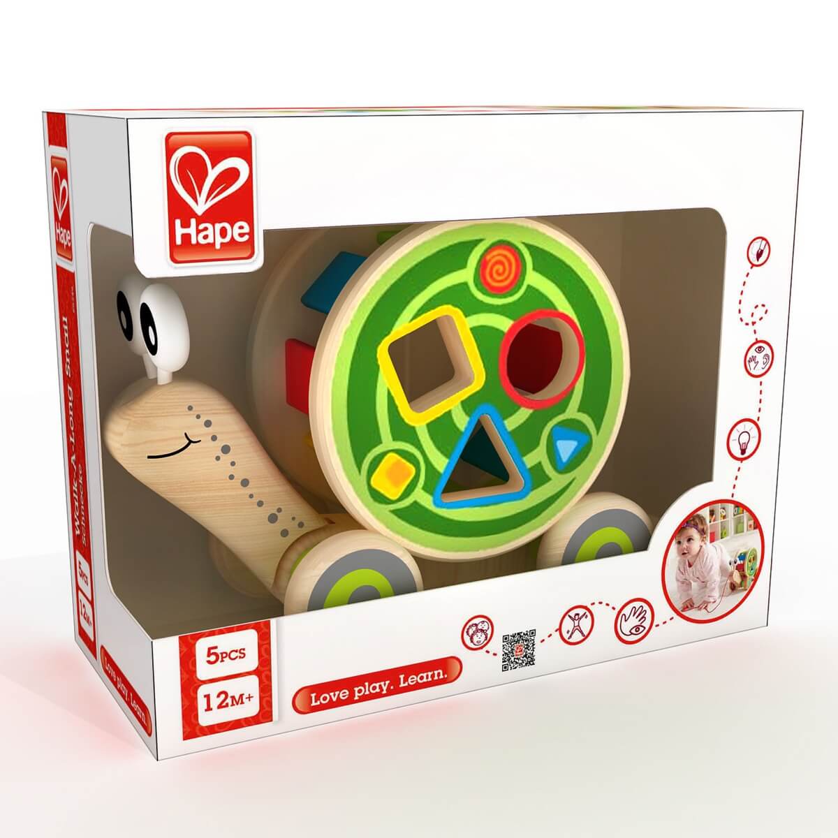 Escargot à promener - Jouets à tirer / pousser - Boutique LeoLudo - Hape
