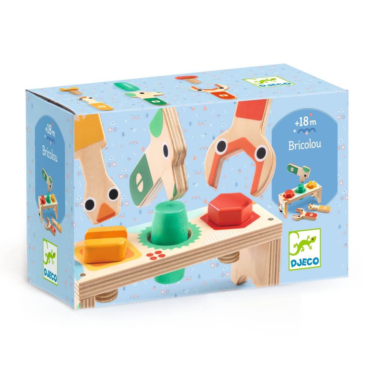 Établi en bois - Bricolou le bricoleur - Jeux d'assemblage - Boutique LeoLudo - Djeco