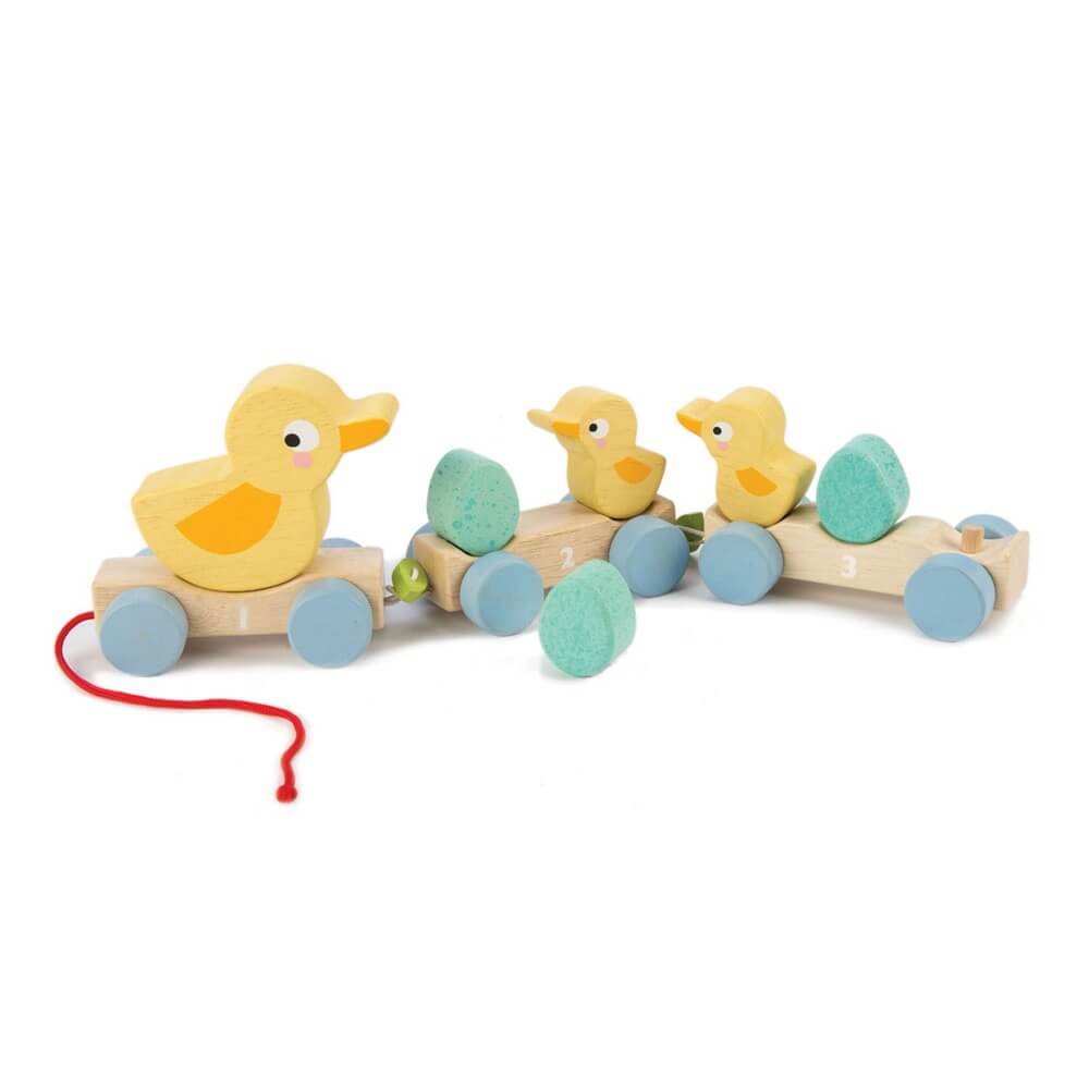 Famille de canards à tirer-Jouet à tirer-Tender Leaf Toys-Boutique LeoLudo