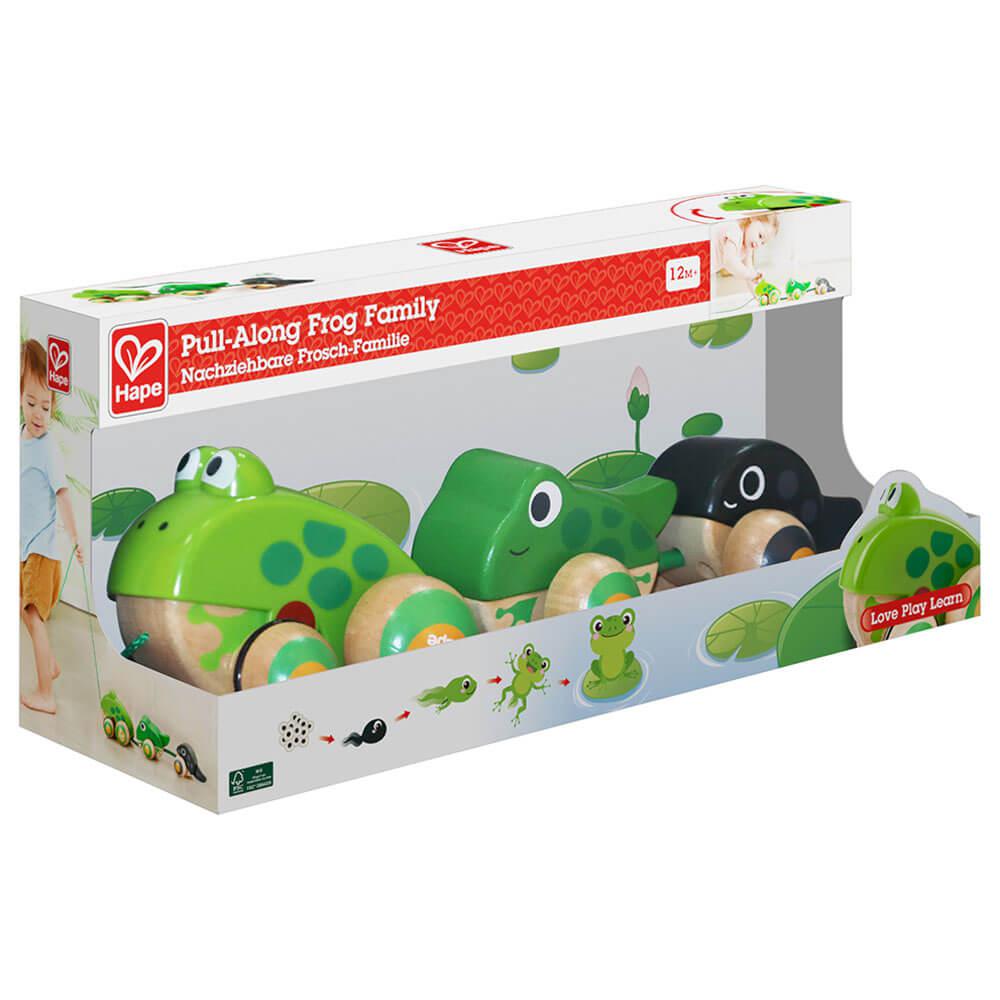 Famille de grenouilles à promener - Jouets à tirer / pousser - Boutique LeoLudo - Hape