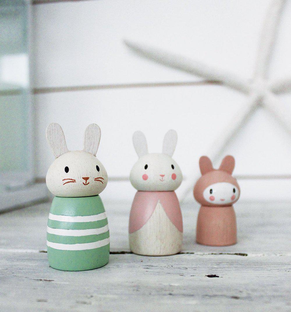Famille de lapins - Figurines - Boutique LeoLudo - Tender Leaf Toys