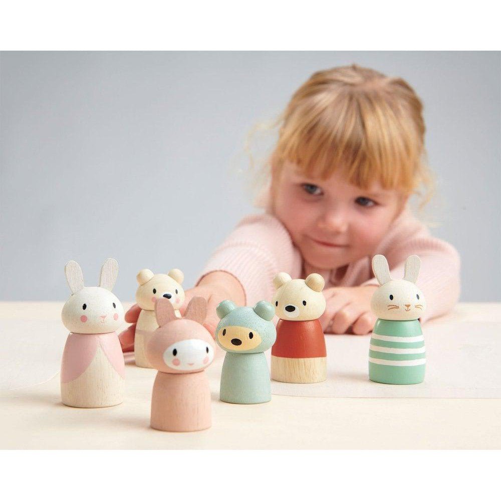 Famille de lapins - Figurines - Boutique LeoLudo - Tender Leaf Toys