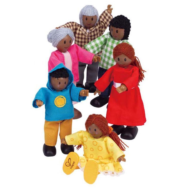 Famille de poupées Africaine-Hape-Boutique LeoLudo