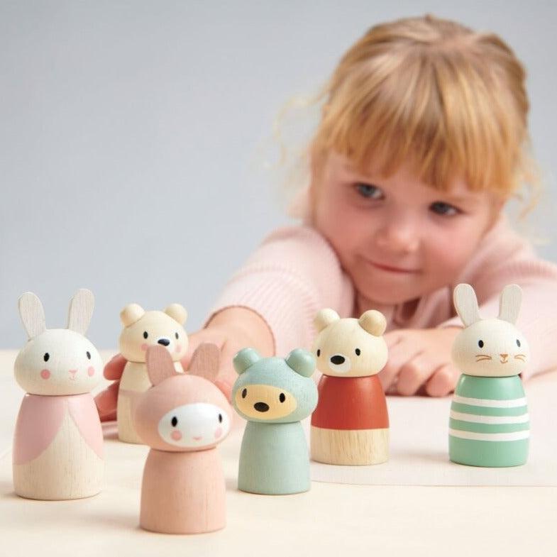 Famille d'ours - Figurines - Boutique LeoLudo - Tender Leaf Toys