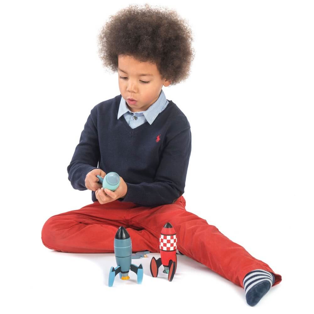 Fusées à construire - Jeux d'assemblage - Boutique LeoLudo - Tender Leaf Toys