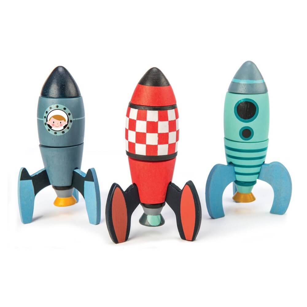 Fusées à construire - Jeux d'assemblage - Boutique LeoLudo - Tender Leaf Toys
