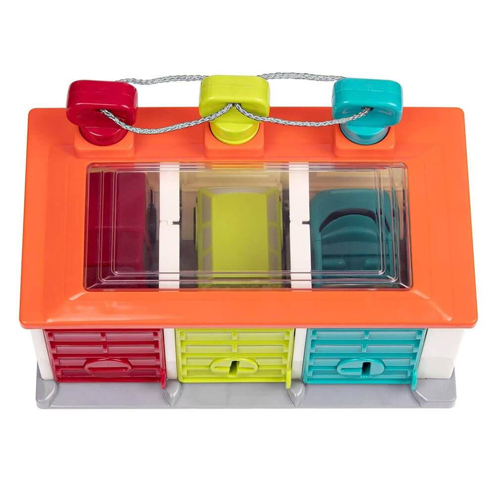 Garage à clés pour 3 autos-Battat-Boutique LeoLudo