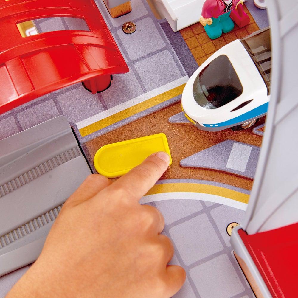 Gare de Grand City - Ensembles de jeu - Boutique LeoLudo - Hape