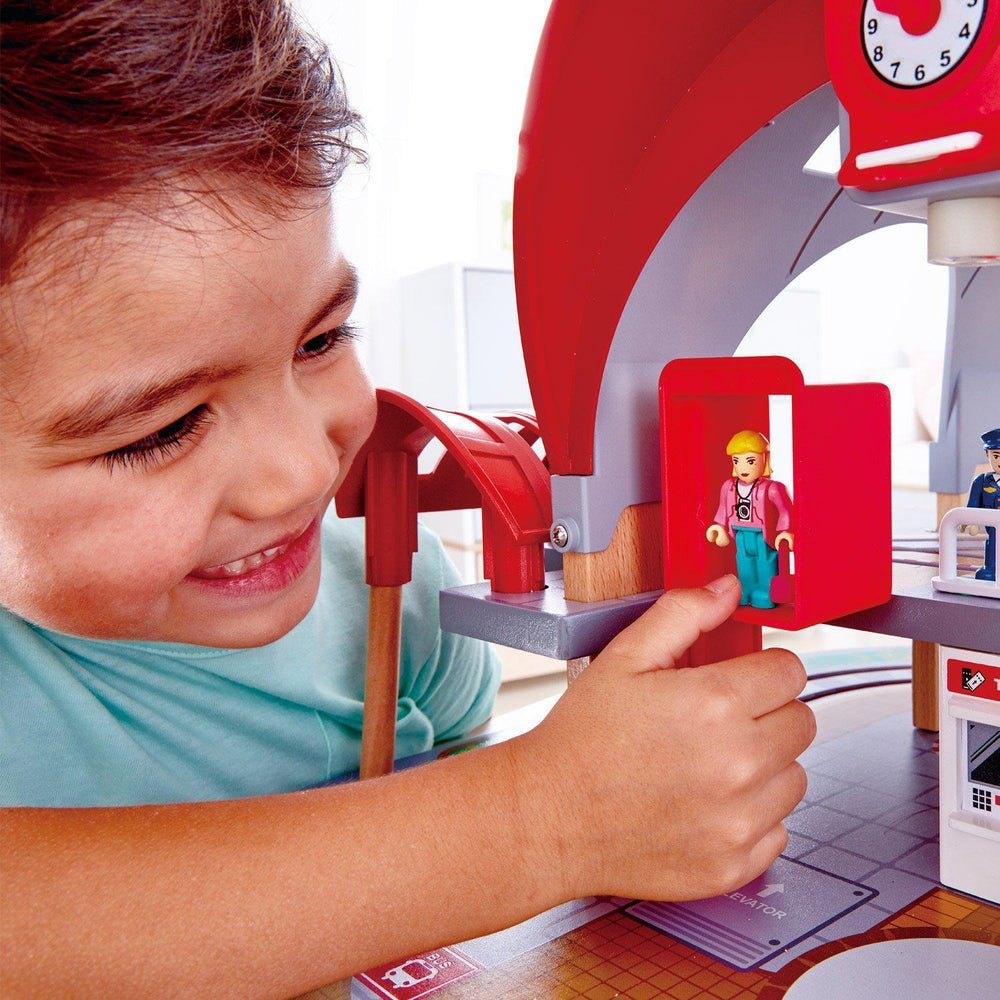 Gare de Grand City - Ensembles de jeu - Boutique LeoLudo - Hape