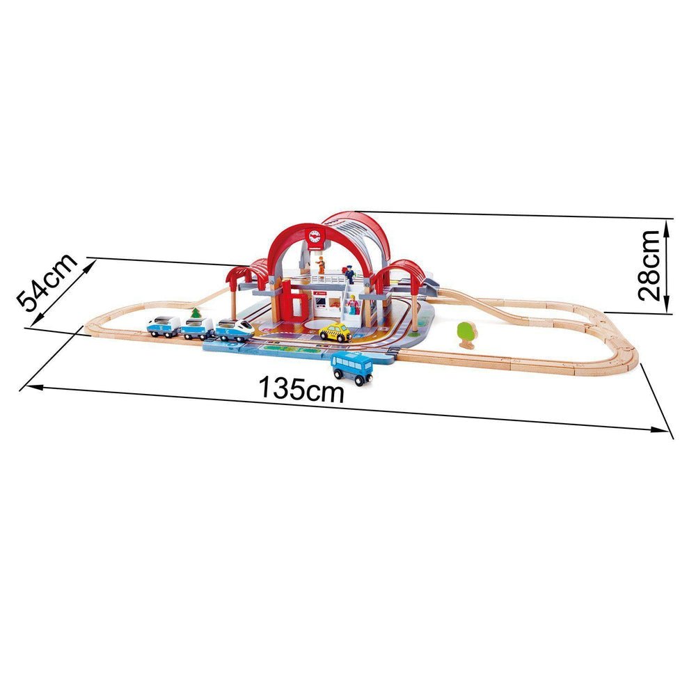 Gare de Grand City - Ensembles de jeu - Boutique LeoLudo - Hape