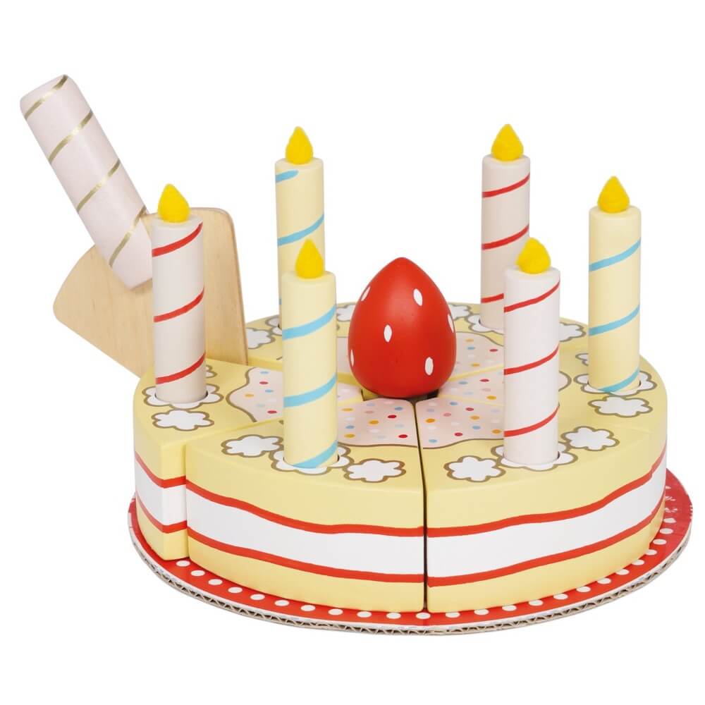 Gâteau d'anniversaire à la vanille-Jouet d'imitation-Le Toy Van-Boutique LeoLudo