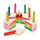Gâteau d'anniversaire arc - en - ciel - Jouets d'imitation - Boutique LeoLudo - Tender Leaf Toys
