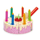 Gâteau d'anniversaire arc - en - ciel - Jouets d'imitation - Boutique LeoLudo - Tender Leaf Toys