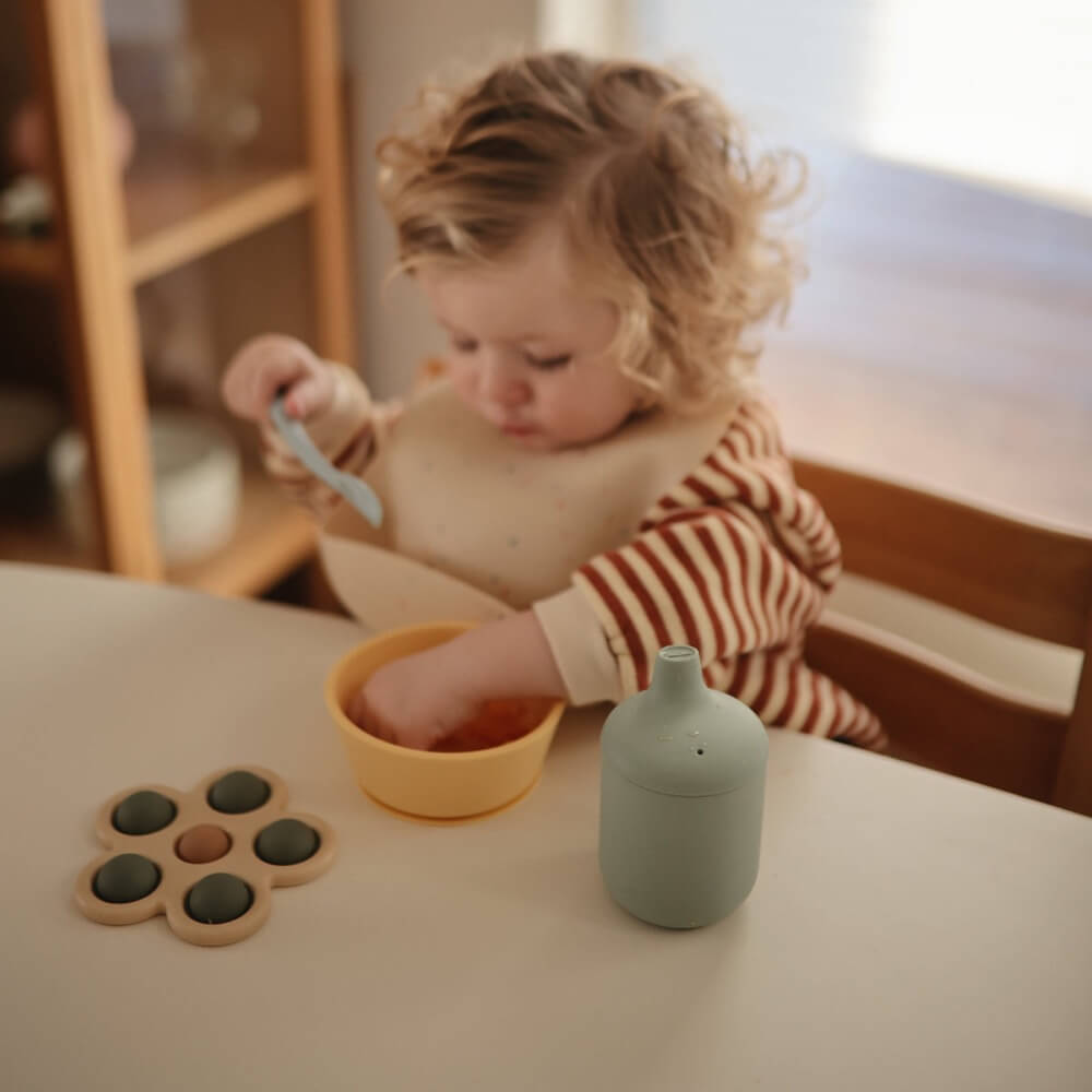 Gobelet en silicone - Blush - Alimentation & repas - Boutique LeoLudo - Mushie