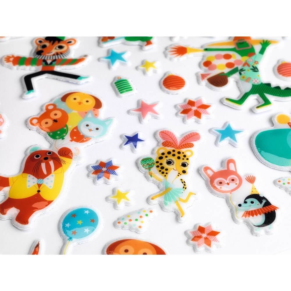 Gommettes 3D - La fête - Art & bricolage - Boutique LeoLudo - Djeco