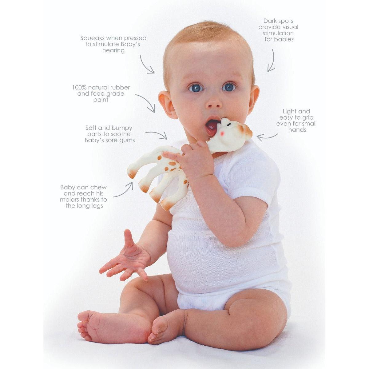 Hochet de dentition Sophie la girafe original - Jouets de dentition - Boutique LeoLudo - Sophie la girafe