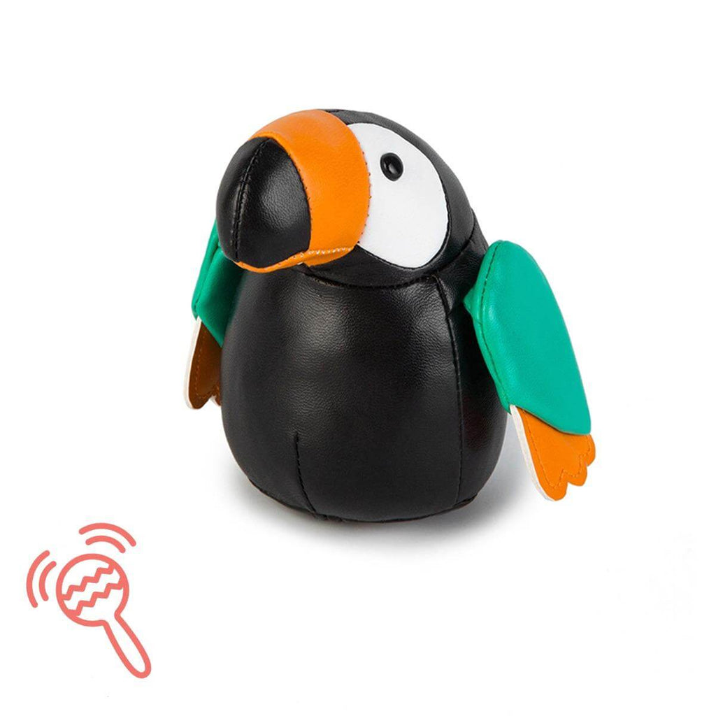 Hochet Tiny Friends - Jean le petit toucan-Little Big Friends-Boutique LeoLudo