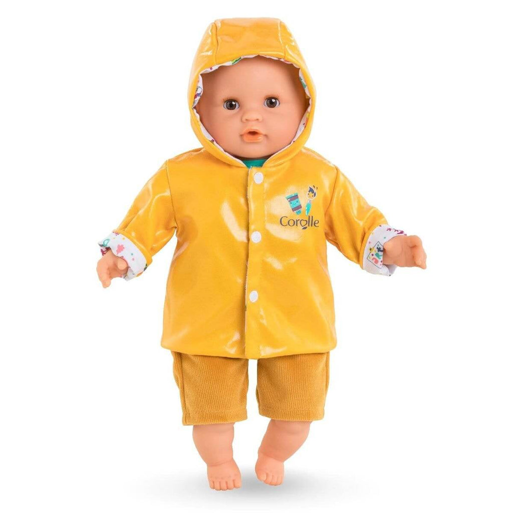 Imperméable réversible jaune Petit Artiste pour poupée 12"-Corolle-Boutique LeoLudo