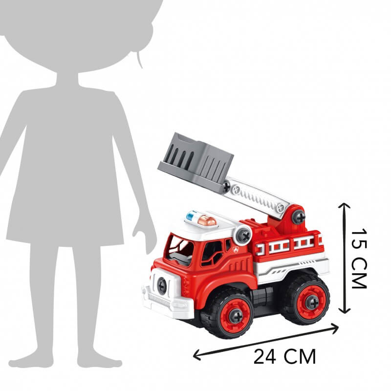Ingénieur Junior - Camion de pompier téléguidé - Véhicules de jeu - Boutique LeoLudo - Buki