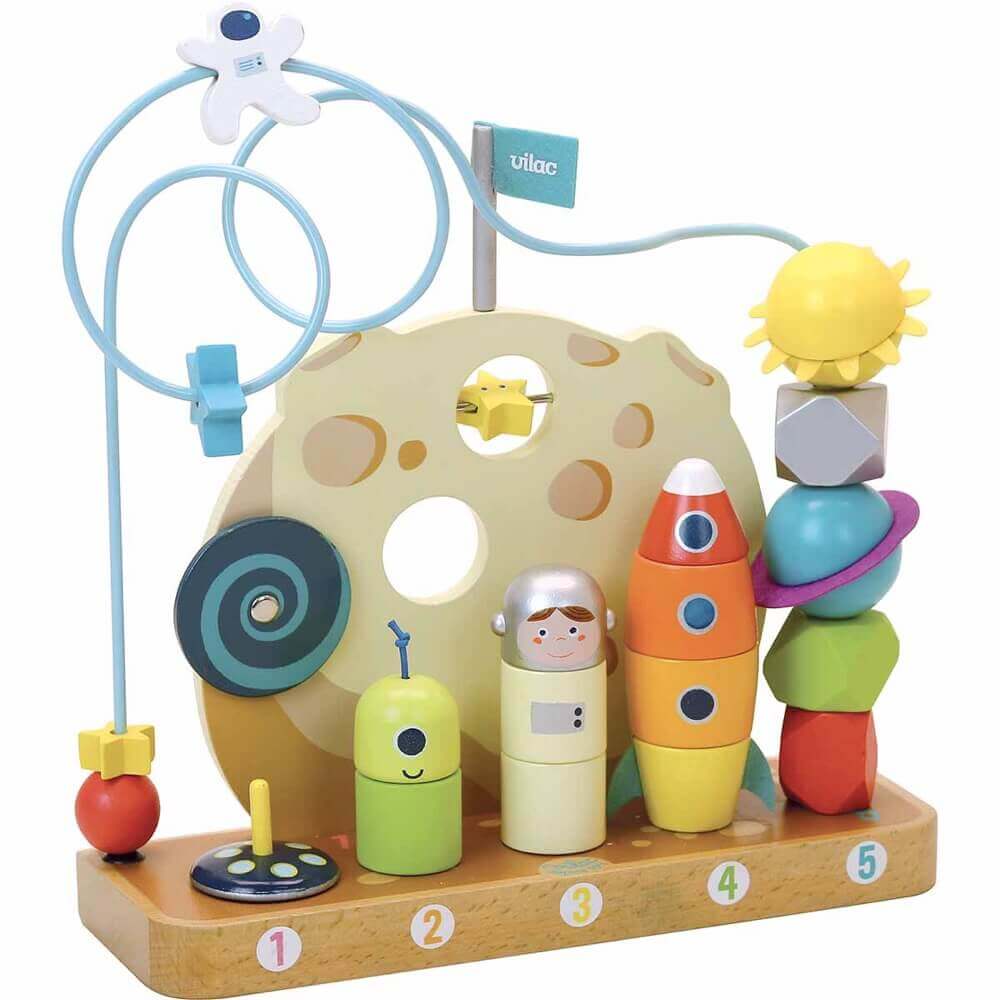 J'apprends à compter dans les étoiles! - Jouets à trier & empiler - Boutique LeoLudo - Vilac