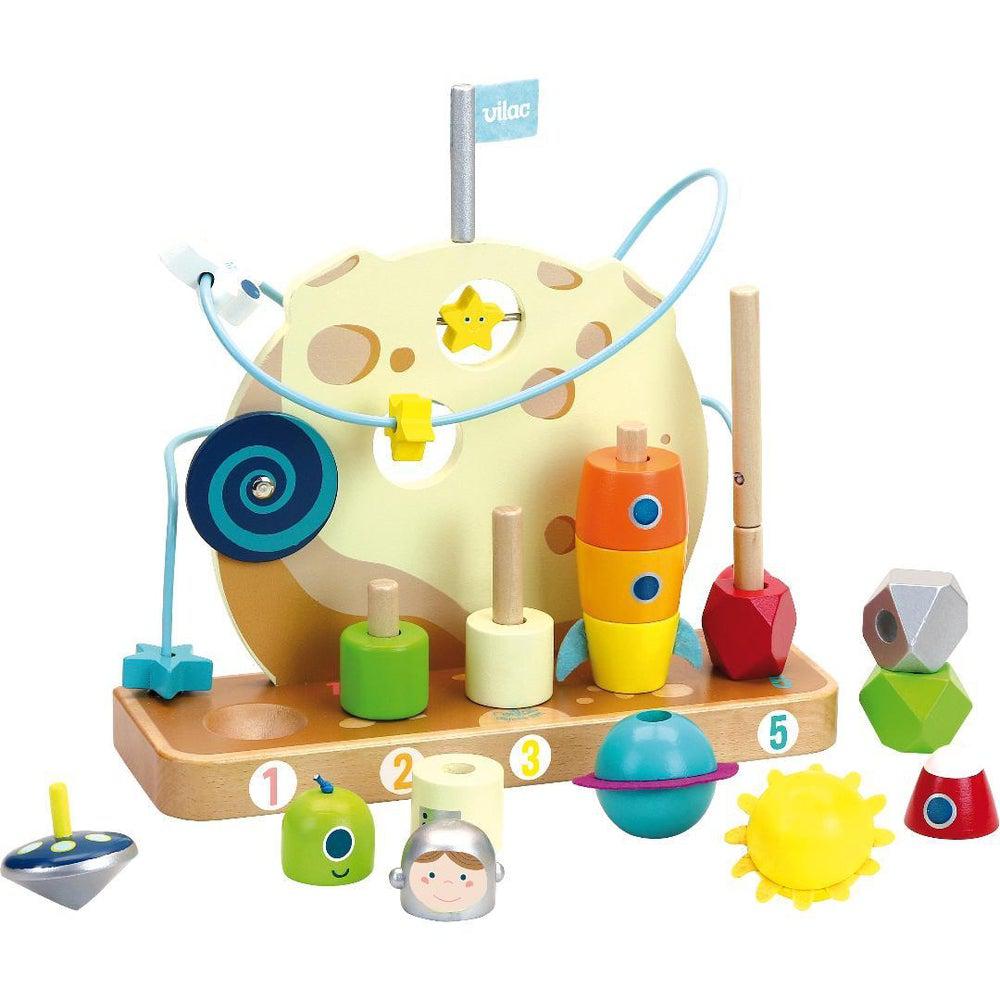 J'apprends à compter dans les étoiles! - Jouets à trier & empiler - Boutique LeoLudo - Vilac