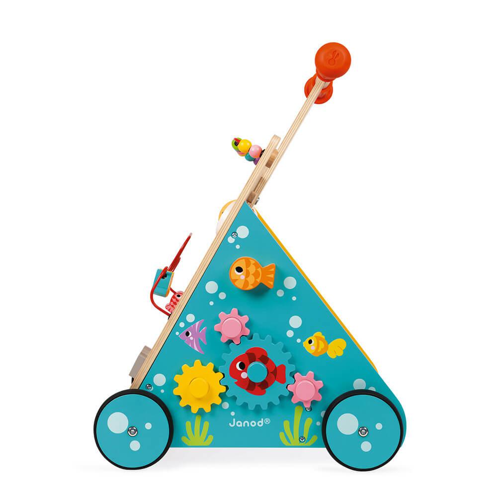J'apprends à marcher - Chariot multi - activités Chat - Trotteurs - Boutique LeoLudo - Janod