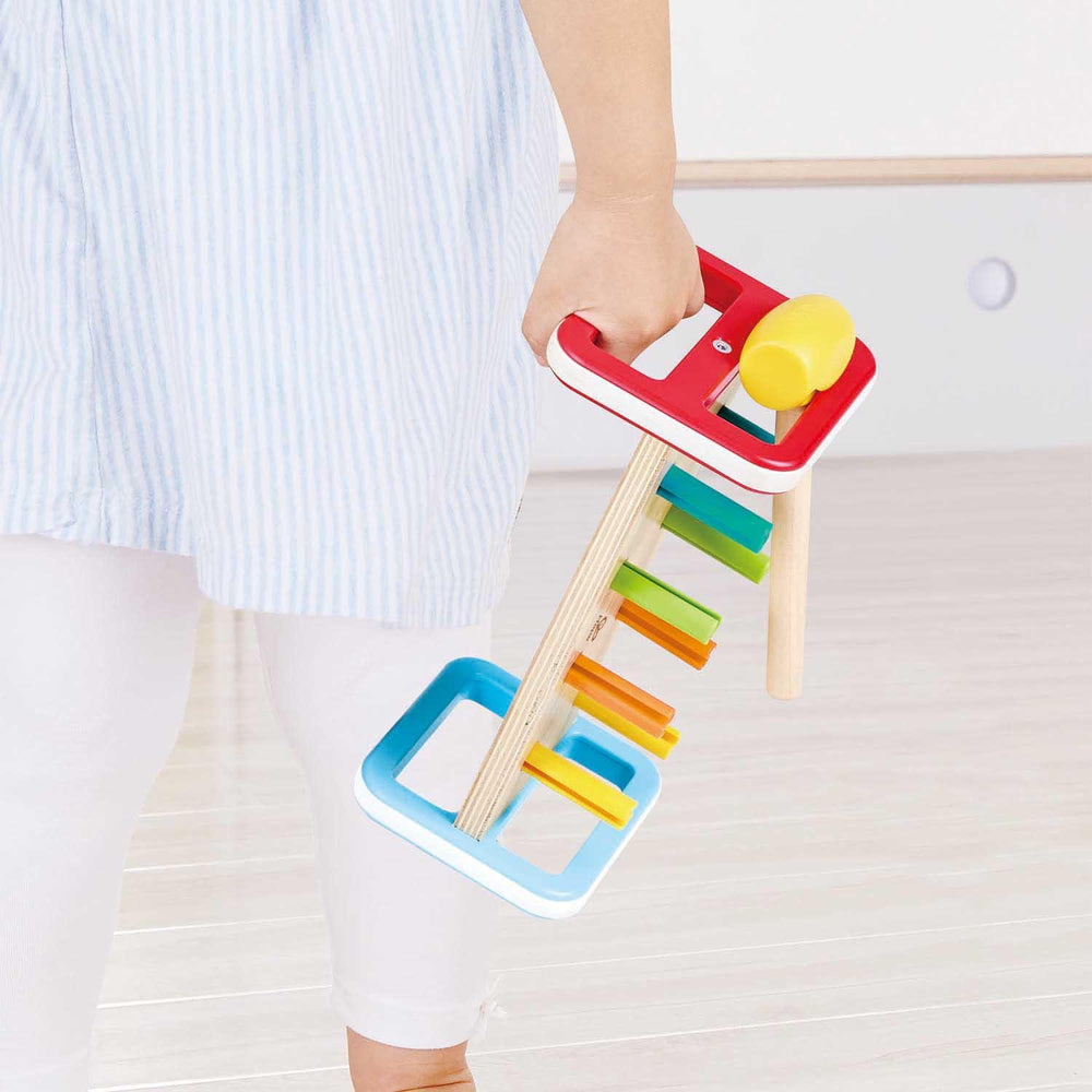 Jeu arc-en-ciel à marteler-Hape-Boutique LeoLudo