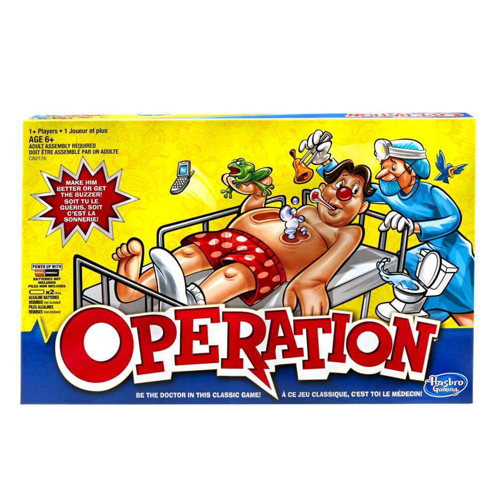 Jeu classique - Opération - Jeux d'adresse - Boutique LeoLudo - Hasbro