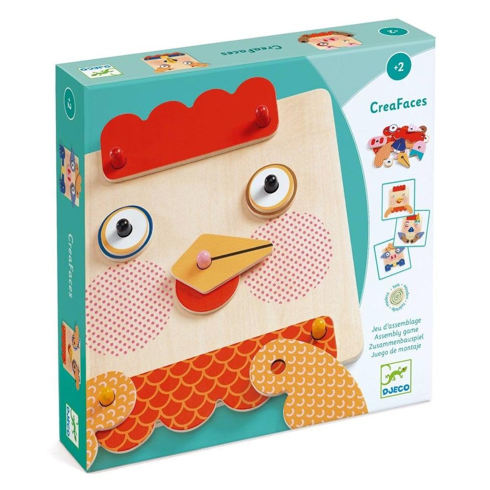 Jeu d'assemblage Creafaces - Jeux d'assemblage - Boutique LeoLudo - Djeco