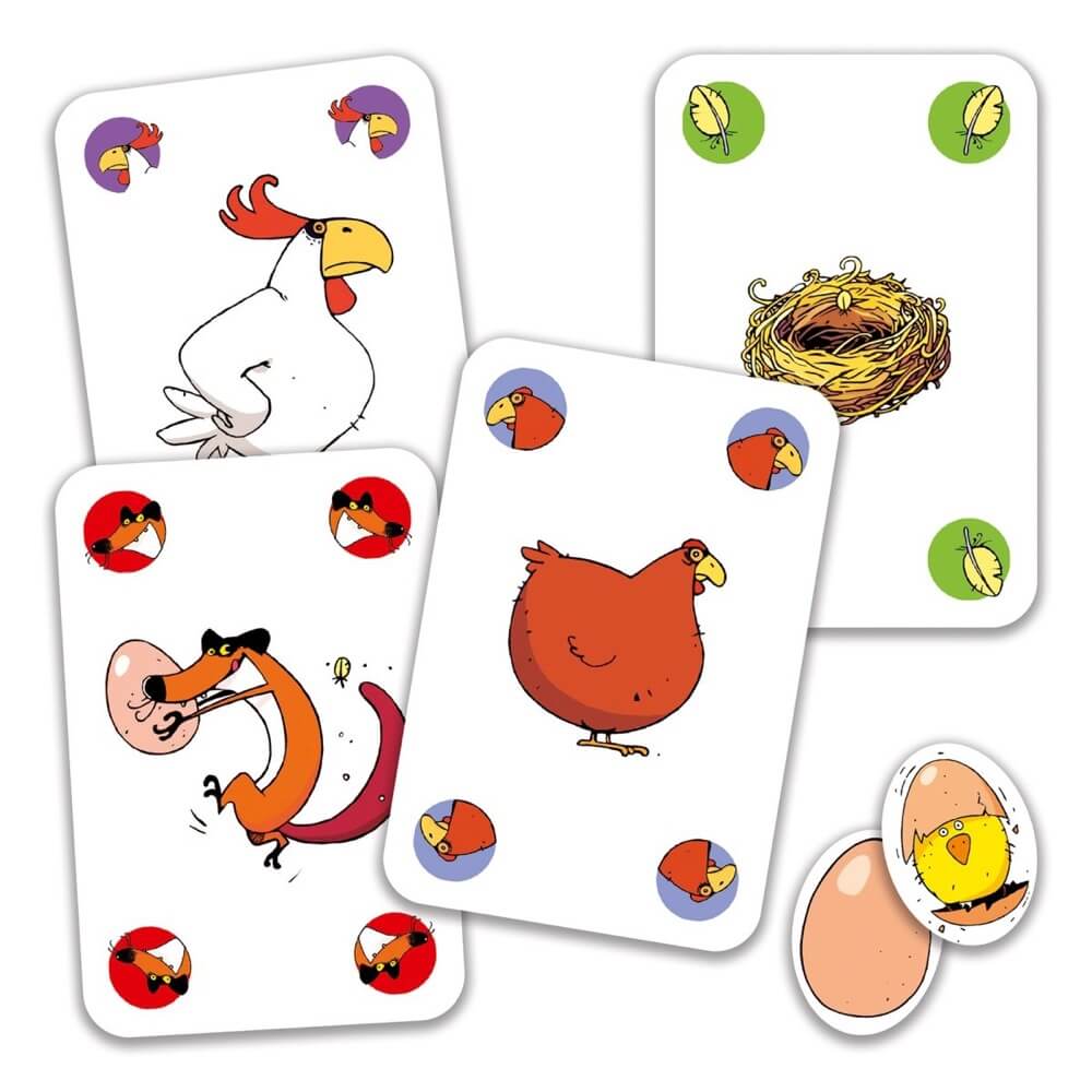 Jeu de cartes Piou Piou - Jeux de société - Boutique LeoLudo - Djeco