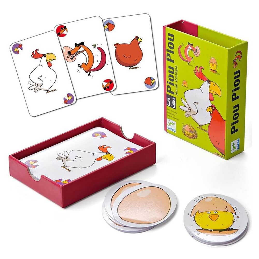 Jeu de cartes Piou Piou - Jeux de société - Boutique LeoLudo - Djeco