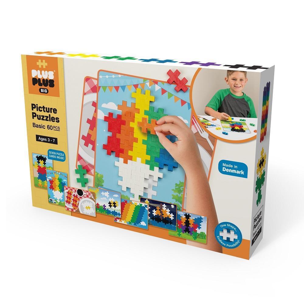 Jeu de construction - MIDI Basic Tangram (60 pcs) - Jeux de construction - Boutique LeoLudo - Plus - Plus