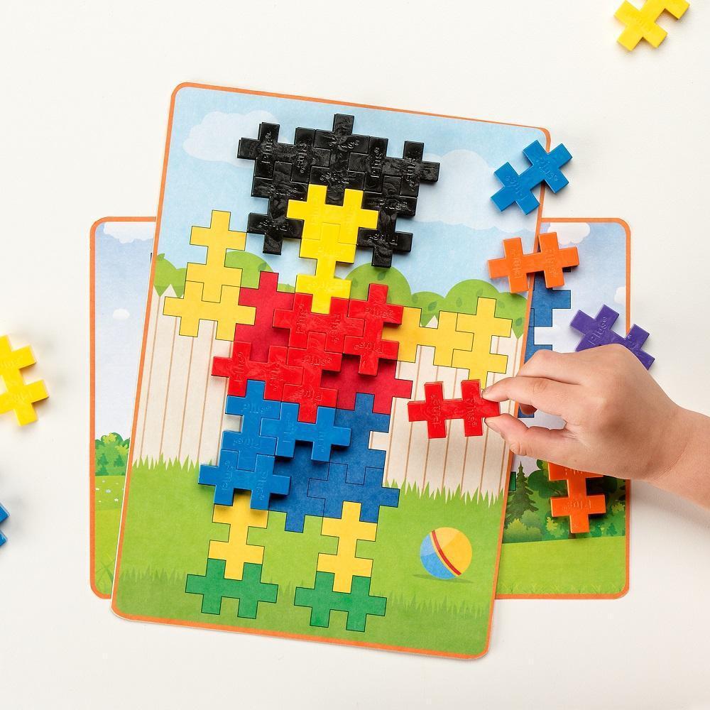 Jeu de construction - MIDI Basic Tangram (60 pcs) - Jeux de construction - Boutique LeoLudo - Plus - Plus