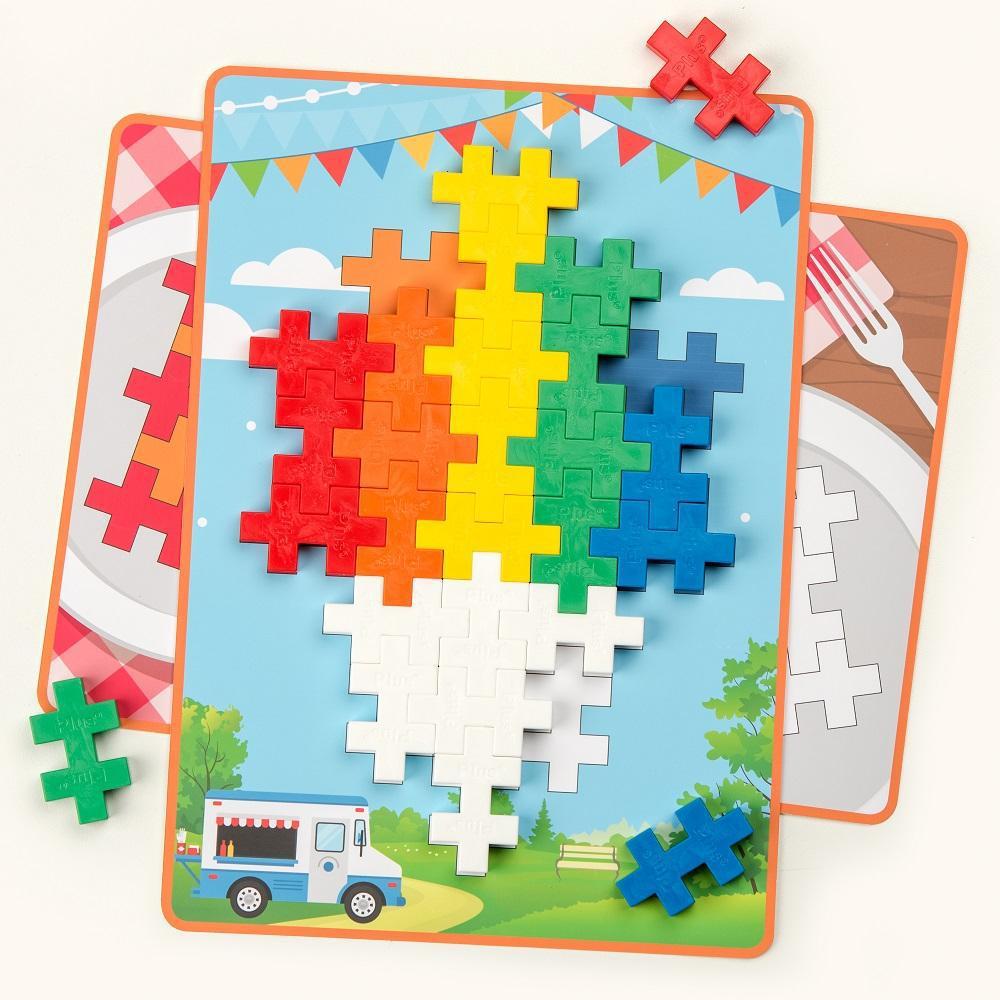 Jeu de construction - MIDI Basic Tangram (60 pcs) - Jeux de construction - Boutique LeoLudo - Plus - Plus