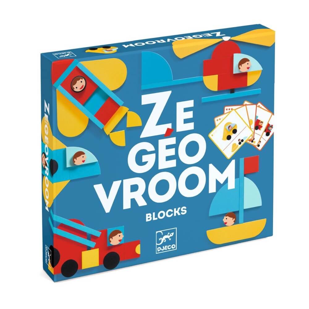 Jeu de construction Ze Géo Vroom - Jeux de construction - Boutique LeoLudo - Djeco