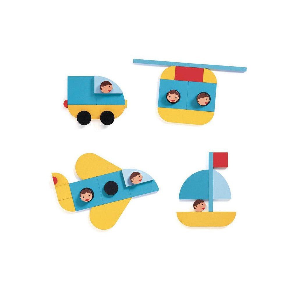 Jeu de construction Ze Géo Vroom - Jeux de construction - Boutique LeoLudo - Djeco