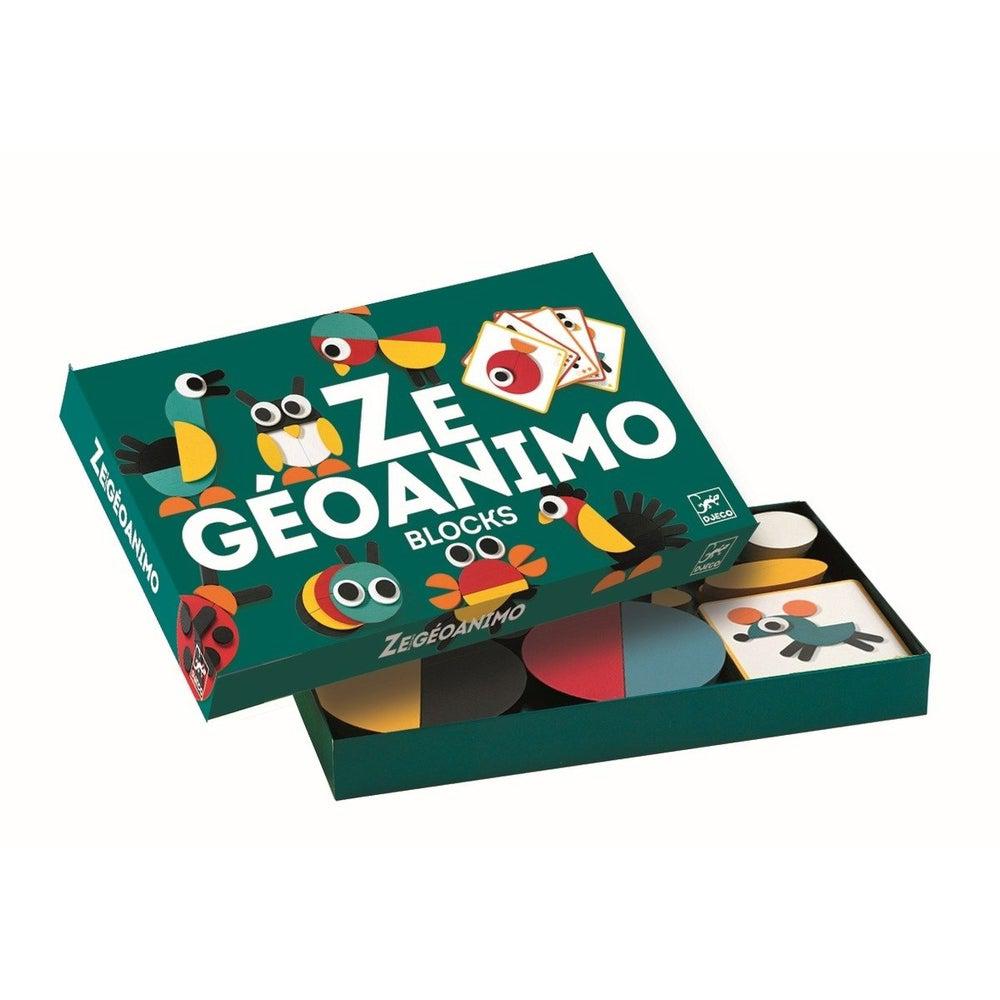 Jeu de construction Ze Géoanimo - Jeux d'assemblage - Boutique LeoLudo - Djeco