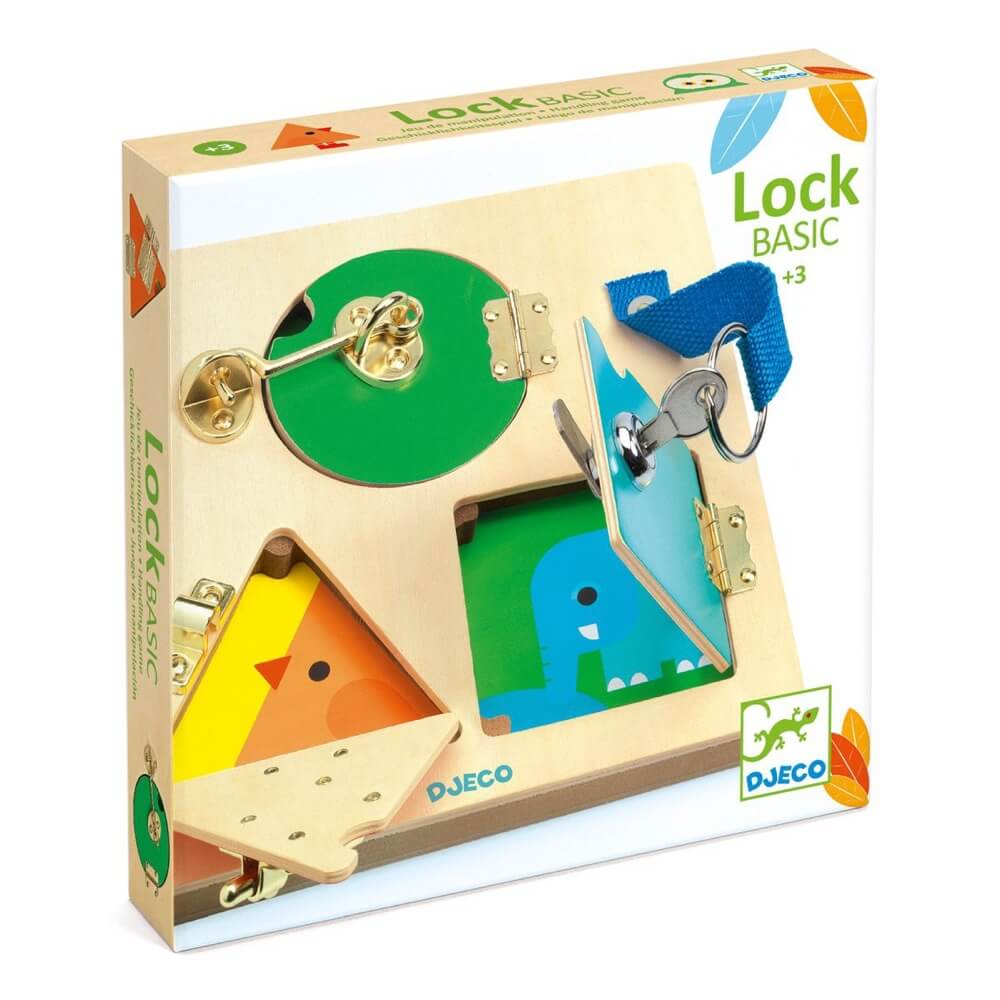 Jeu de manipulation LockBasic - Jeux de motricité fine - Boutique LeoLudo - Djeco