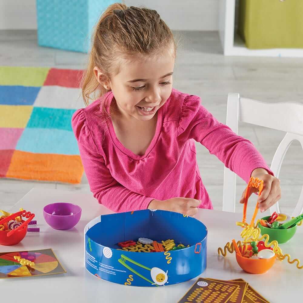 Jeu de motricité fine Ramen Noodle Knockout - Jeux de société - Boutique LeoLudo - Learning Resources
