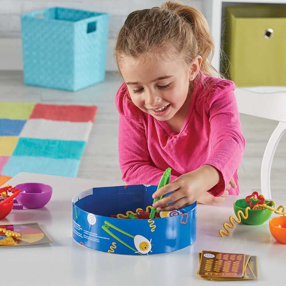 Jeu de motricité fine Ramen Noodle Knockout - Jeux de société - Boutique LeoLudo - Learning Resources