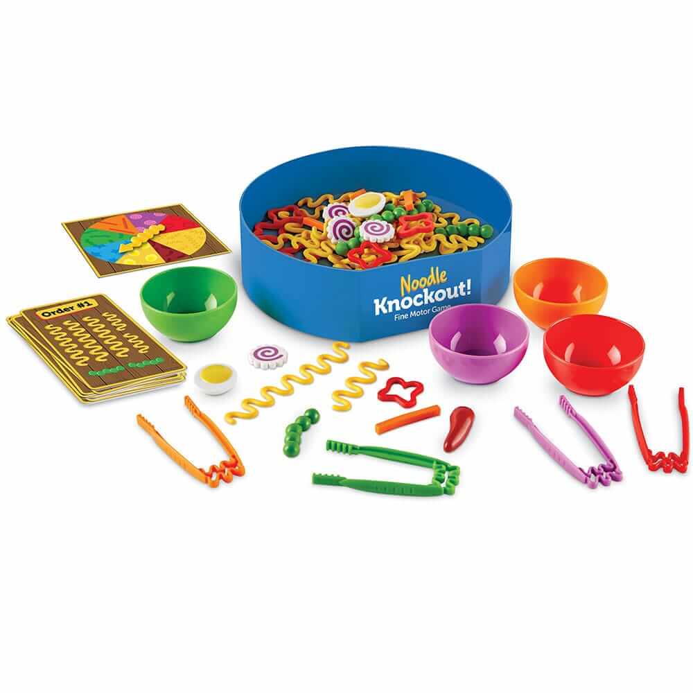 Jeu de motricité fine Ramen Noodle Knockout - Jeux de société - Boutique LeoLudo - Learning Resources