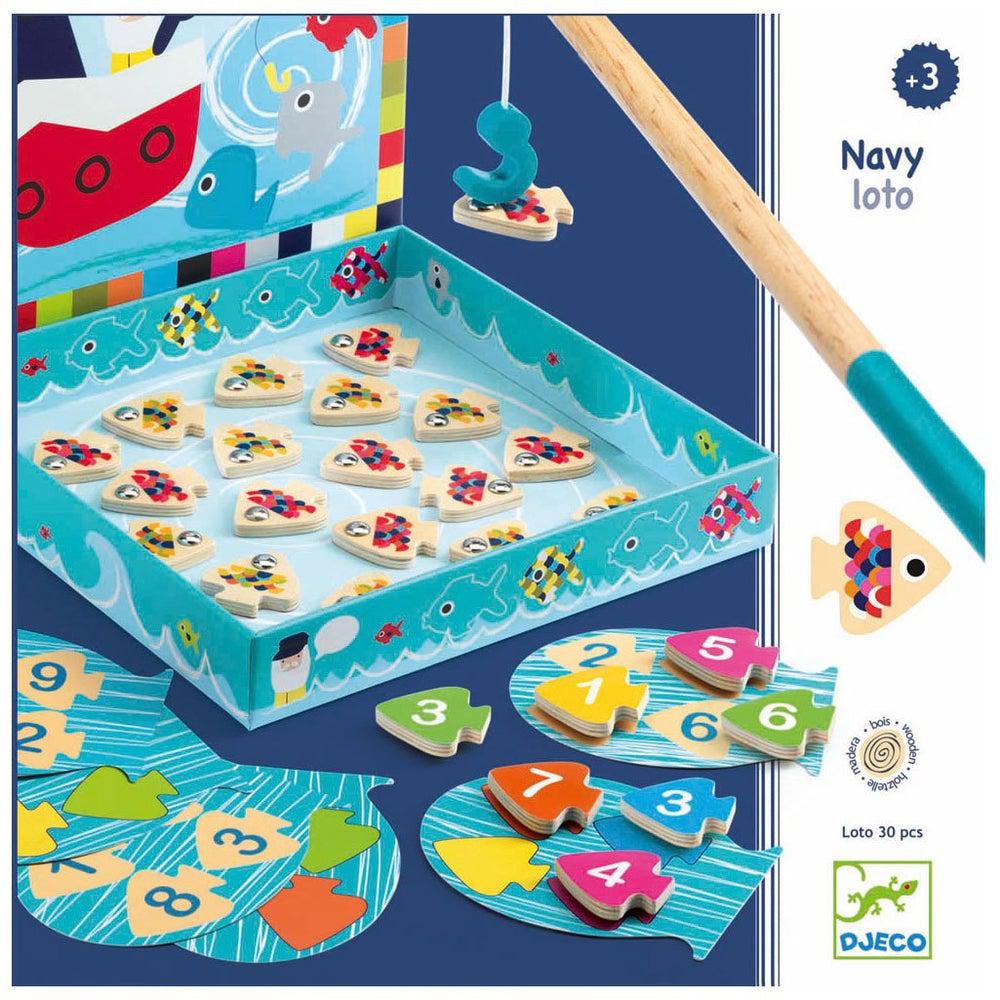 Jeu de pêche à la ligne Navy Loto -Jeux de société- Boutique LeoLudo-Djeco